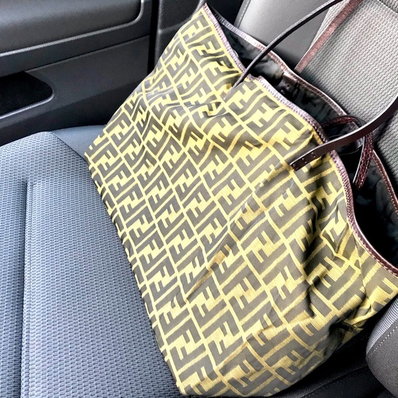 Fendi Handbags - ❤️SOLD❤️ Authentic Fendi Zucca Canvas Tote